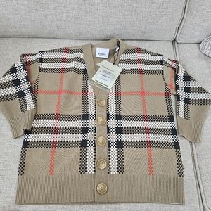 Burberry Check Print Cardigan